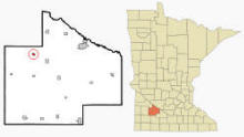 Location of Vesta Minnesota