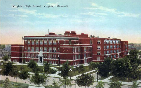 High School, Virginia Minnesota, 1920
