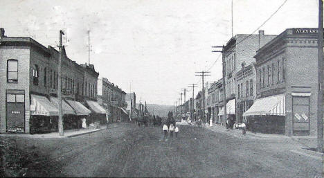 Chestnut Street, Virginia Minnesota, 1909