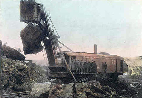 Stripping the Iroquois Mine in Virginia Minnesota, 1908