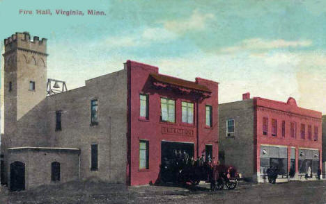 Fire Hall, Virginia Minnesota, 1918