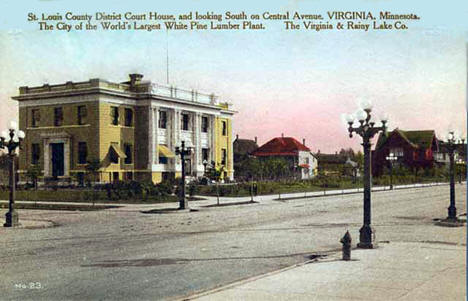 St. Louis County District Court House, Virginia Minnesota, 1910