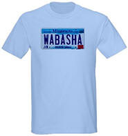 Wabasha Minnesota License Plate T-Shirt