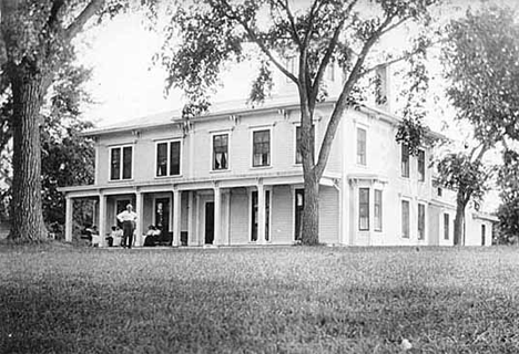 Bailly Home later called "The Riverside Hotel" at Wabasha Minnesota, 1900