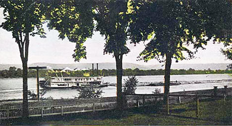 Mississippi River in Wabasha Minnesota, 1910