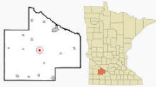 Location of Wabasso Minnesota