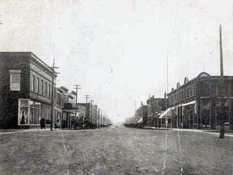 Third Street, Wadena Minnesota, 1908