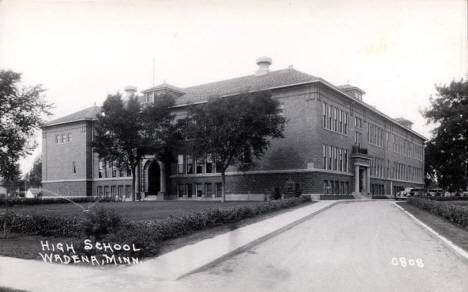High School, Wadena Minnesota, 1930's