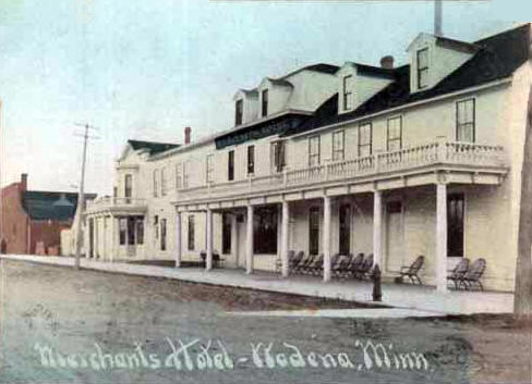 Merchants Hotel, Wadena Minnesota, 1905