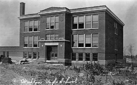 High School, Wahkon Minnesota, 1910