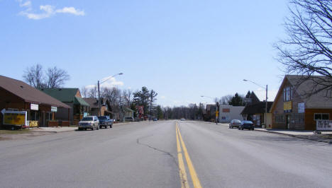 Street scene, Wahkon Minnesota, 2009