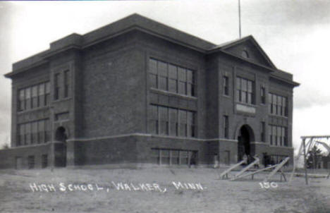 High School, Walker Minnesota, 1930's?