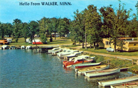 Leech Lake scene, Walker Minnesota, 1960's