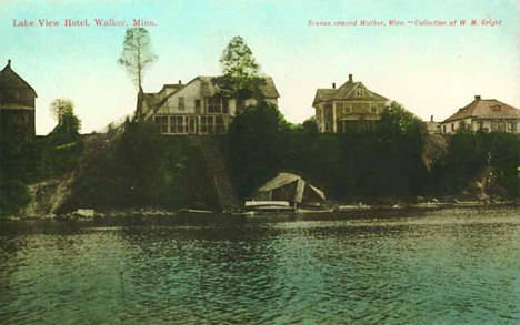 Lake View Hotel, Walker Minnesota, 1910