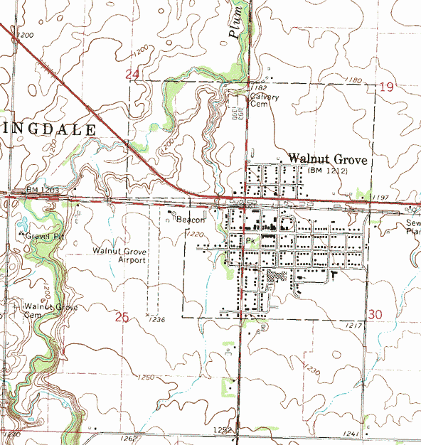 Walnut Grove Minnesota Map Guide To Walnut Grove Minnesota