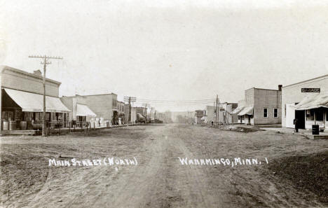 Main Street North, Wanamingo Minnesota, 1900