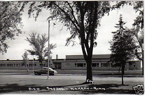 High School, Warren Minnesota, late 1950's or early 1960's