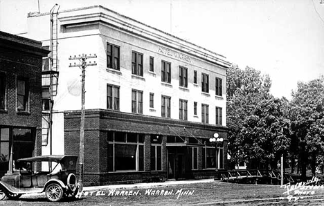 Hotel Warren, Warren Minnesota, 1930