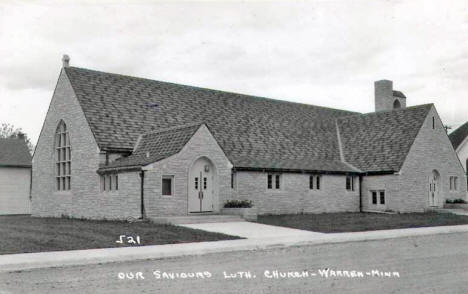 Our Saviours Lutheran Church, Warren Minnesota, 1950's