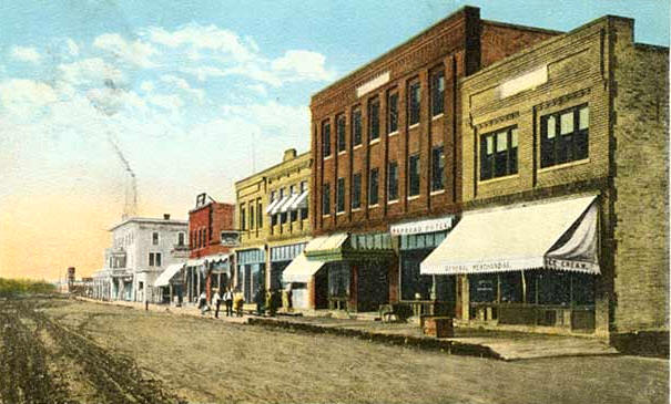 Main Street, Warroad Minnesota, 1910