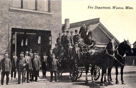 Fire Department, Waseca Minnesota, 1917