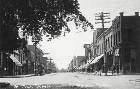 Main Street, Waseca Minnesota, 1912