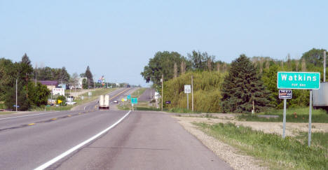 Entering Watkins Minnesota, 2009