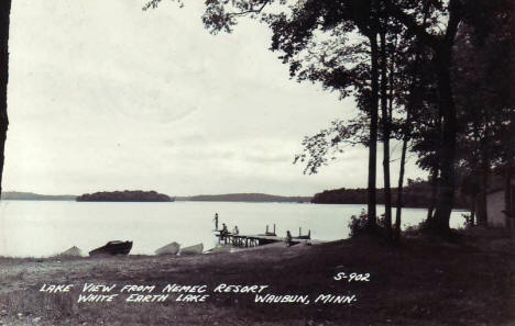Lake View from Nemec Resort, Waubun Minnesota, 1952