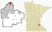 Location of West Saint Paul, Minnesota