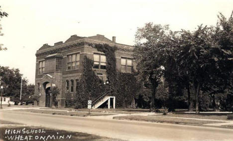 High School, Wheaton Minnesota, 1930's