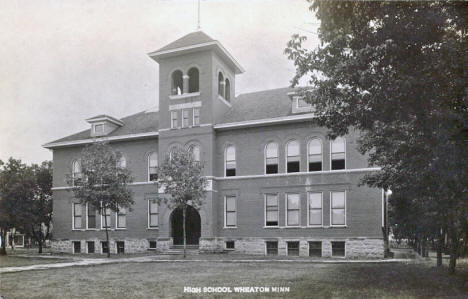 High School, Wheaton Minnesota, 1910's