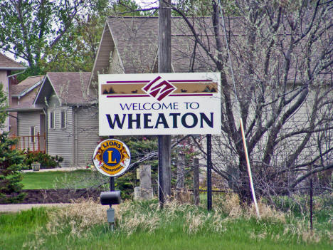 Wheaton Minnesota Welcome Sign, 2008