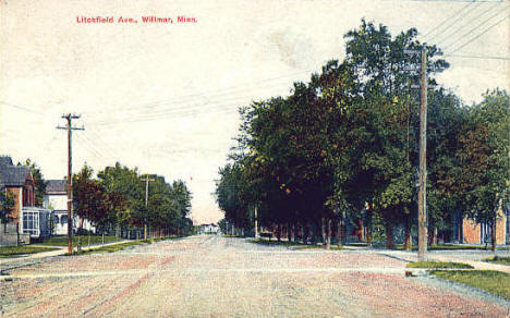 Litchfield Avenue, Willmar Minnesota, 1908