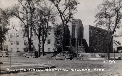 Rice Memorial Hospital, Willmar Minnesota, 1930's