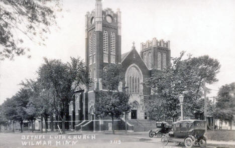 Bethel Lutheran Church, Willmar Minnesota, 1920's