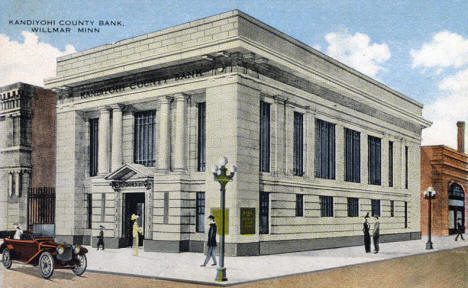 Kandiyohi County Bank, Willmar Minnesota, 1918