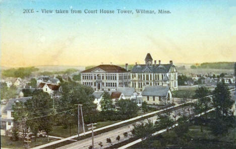 Birdseye View of Willmar Minnesota, 1910
