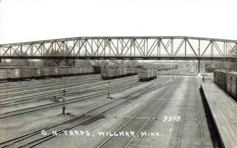 Great Northern Railroad Yards, Willmar Minnesota, 1943