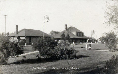 Great Northern Depot, Willmar Minnesota, 1920's?