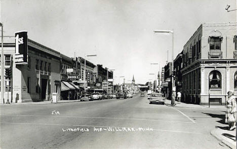 Litchfield Avenue, Willmar Minnesota, 1960's