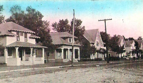 Seventh Street North, Willmar Minnesota, 1910's?