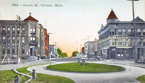 Fourth Street, Willmar Minnesota, 1910