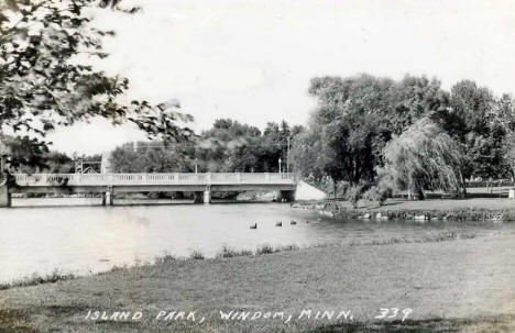 Island Park, Windom Minnesota, 1940's