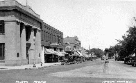 4th Street, Windom Minnesota, 1920's