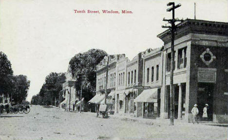 Tenth Street, Windom Minnesota, 1900's
