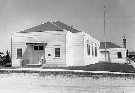 Winger community building, Winger Minnesota, 1940