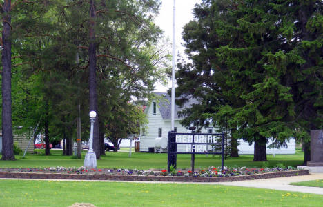 Memorial Park, Winger Minnesota, 2008