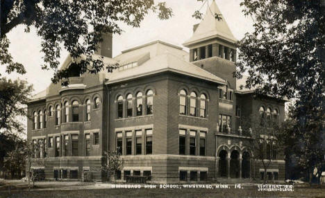 High School, Winnebago Minnesota, 1910