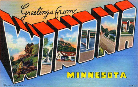 Greetings from Winona Minnesota, 1943