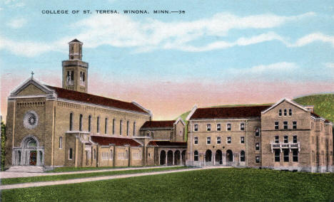 College of St. Teresa, Winona Minnesota, 1920's